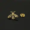 Broche de Traje de Alta Gama Transfronterizo Joyería para Traje de Hombre Accesorios de Pin para Cuello Flor de Cuello para Mujer Insignia Decorativa de Abeja de Moda