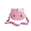 2026 Nueva Bolsa de Teléfono de Silicona de Dibujos Animados Mini Bolso Cruzado de Hombro Hello Kitty Billetera para Niños Venta al por Mayor