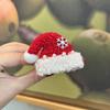 Accesorios Navideños Rojos Transfronterizos para el Cabello de Niña Sombrero Pequeño Tridimensional Pinza para el Cabello de Otoño e Invierno Adorable Astas Pinza Superior de Princesa