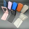 Eje giratorio con espejo magsafe bolsa magnética multifuncional para tarjetas soporte de cuero PU bolsa plegable para tarjetas super magnética