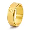 Anillo Rotatorio Facetado Grabado para Hombres Europeos y Americanos Moda Masculina de Nicho Joyería de Acero Inoxidable Accesorios para Anillo de Dedo En Stock