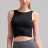 Chaleco Deportivo para Correr para Mujer con Espalda Grande en Forma de U, Top Exterior para Pilates, Top de Yoga Anticaída con Hermoso Diseño en la Espalda
