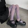 Estoque Transfronteiriço Internet Vermelho Spice Girls Cor Meia Arrastão Meia-calça Vazada Doce e Cool Meias Base