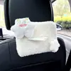 Caja de Pañuelos para Coche de Monstruo Lindo Colgante para Coche Cajón de Papel Caja para Reposabrazos Decoración Interior del Coche Bolsa de Pañuelos para Coche para Mujeres
