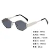 Óculos de Sol de Metal com Armação Pequena, Hastes Largas, Formato Oval, Óculos de Sol de Exportação Transfronteiriça, Moda de Alto Padrão, Óculos de Sol Emagrecedores