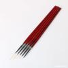 Pluma para arte de uñas al por mayor pluma de varilla de madera pluma de pintura juego de plumas de línea fina pluma para pintar flores pluma delineadora pluma para pintar caras de BJD