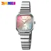 Reloj para Mujer Timemei, Forma Cuadrada, Reloj de Cuarzo Personalizado, Lujo Ligero, Estilo de Nicho, Reloj para Mujer con Correa de Acero, Venta al por Mayor