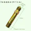 Máquina de controle de temperatura de molde bico de óleo bico de água rosca externa 9/16 molde tubo de Teflon conector Britânico 1/2/3 Métrico M10/M12