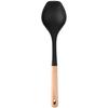 Amazon Venta Caliente Blanco Leche Mango de Madera Utensilios de Cocina de Silicona Juego de 12 Piezas Barril de Almacenamiento Antiadherente Espátula Cuchara Herramienta para Cocinar