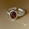 Novo Anel de Laço Plissado Empilhado para Mulheres, Design Simples de Nicho, Design Versátil e Exquisito, Anel Aberto para Dedo Indicador