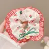 Scrunchie de rede de renda de bolinhas novo estilo coreano com um toque vintage e sofisticado, adequado para rabos de cavalo, um acessório de cabelo para meninas