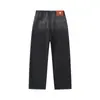 Pantalones de Invierno para Niñas con Forro de Felpa 2025 Nueva Moda Estilo Coreano para Niños Mayores con Bolsillo Trasero Jeans Degradado de Corazón Tendencia
