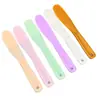 Palo Grande de Plástico para Mascarilla Facial, Palo Mezclador de Mascarillas de Belleza, Raspador, Palo Aplicador, Palo para Mascarilla Corporal, Empaquetado, 21 cm de Largo