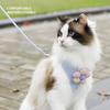 Nova Coleira de Flor para Gato Arnês para Cão Estilo Colete Suprimentos para Animais de Estimação Atacado Pet Shop Gatinho