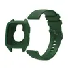 Adecuado para Reloj Garmin Venusg2 Cubierta Protectora de Silicona + Juego de Correa de Cuadros Pequeños