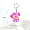 Nuevo Llavero Serie Stitch Goma Suave de PVC Colgante de Regalo Anillo para Llaves Llavero de Dibujos Animados Colgante para Mochila