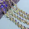 Venda Direta da Fábrica de Contas Soltas de Cristal Super Brilhantes de Trevo de Quatro Folhas Materiais para Miçangas de Pulseira e Colar DIY Feito à Mão Semi-Acabados