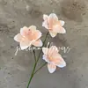 Flores Artificiales de Lirio Impresas en 3D para Bodas, Adornos de Decoración para el Hogar, Arreglos Florales de Decoración para Salones de Bodas de Hemerocallis