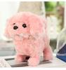 Lindo perro de peluche eléctrico, mascota artificial digital que ladra y mueve la cola, conejito de juguete para niños.