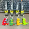 Novos Acessórios de Brinquedo da Moda Chaveiro de Urso de Silicone Figura 3D de Desenho Animado Presente para Eventos Promocionais Pequenos Produtos Atacado