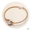 Suministro de Origen Pulsera de Perlas de Agua Dulce Joyería de Mano para Mujer Puesto de Tienda Suministro Joyería de Perlas Al por Mayor Perlas Reales