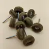 Materiales Dentales Estropajo Cabezal de Rectificado de Nylon Rueda de Fibra con Mango Rueda de Pulido Pulidor de Prótesis Oral Máquina Rectificadora