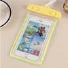 Bolsa à prova d'água para celular bolsa à prova d'água luminosa tela sensível ao toque reflexiva transparente celular para flutuar brincadeiras ao ar livre bolsa à prova d'água