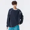 Nueva Camiseta Deportiva de Manga Larga de Secado Rápido para Hombre para Exteriores, Corte Holgado, Cuello Redondo, Otoño 2026