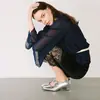 Nuevos Zapatos de Otoño 2026 Estilo Coreano Superficie Suave Punta Cuadrada Correa Única Tacón Medio Versátiles para el Trabajo Diario para Mujer