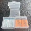 Caja de almacenamiento de baterías No.5 No.7 4 baterías aislamiento a prueba de humedad a prueba de polvo cortocircuito neutro caja de batería de 9V al por mayor