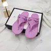 Chanclas Casuales de Verano Gg para Mujer Sandalias de Tira de Goma Color Caramelo del Sudeste Asiático Zapatillas Cómodas