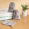 Bolsa de Cordão de Flanela Bolsa de Armazenamento de Joias de Alta Qualidade Bolsa Simples de Flanela à Prova de Poeira Atacado Logotipo Imprimível