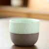 Taza de espresso de gres más vendida en Medio Oriente, taza de cerámica japonesa esmerilada, logotipo láser, fábrica al por mayor, generación