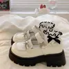 Zapatos Mary Jane de Cuero para Niñas con Calados y Punta Cerrada 2026 Primavera/Verano Nuevos y Modernos Versátiles Zapatos de Mariposa Princesa para Niños