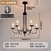 Lustre Principal para Sala de Estar Estilo Francês, Luminária Vintage Meados do Século com Pérolas para Sala de Jantar e Quarto, Luz de Velas Estilo Americano com um Toque de Luxo