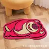 Alfombra Popular Linda de Animales Transfronteriza para Baño, Amigable con la Piel, Imitación Cachemir, Antideslizante, Suave y Fácil de Cuidar para Dormitorio, junto a la Cama