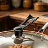 Alça Universal para Tampa de Panela, Acessório de Pé, Tampa Anti-Queimadura com Furo Grande, Alça para Tampa de Vidro de Wok, Atacado do Fabricante