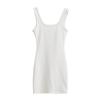 Vestido sexy feminino com frente e costas abertas, novo vestido de verão, slim, decote em U, saia justa e justa