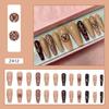 Drill wear armor gelo cor transparente flash Diamond 24 unhas postiças boxed terminado por atacado comprimidos de manicure de alta qualidade