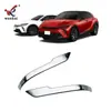 Adequado para Toyota 23 Crown Sport Espelho Retrovisor Modificado Tira de Acabamento Anticolisão, Tira Brilhante Especial para Espelho Retrovisor
