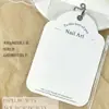 Tarjeta de Exhibición de Uñas Postizas de Lujo Ligero Estilo Ins en Stock, Tarjeta de Fondo para Uñas de Alta Gama, Etiqueta de Empaque, Impresión de Logo