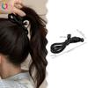 Qiyue Amazon Pinza de Plátano para PC Pinza Vertical Pinza para el Pelo con Lazo Pinza de Pelo de Alta Gama Pinza para Cola de Caballo Accesorios para el Cabello al por Mayor