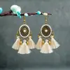 Pendientes Bohemios Retro con Borlas Largas, Estilo Étnico, Elegantes y Lujosos, Pendientes y Accesorios de Alta Gama
