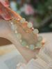 Una gota en el océano * Pulsera de jade Hetian uso plegado diseño retro francés transparente regalo combina con todo estudiante