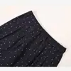 Verão novo feminino ramie puro poá delicado respirável confortável casual simples calças lanterna calças de vovó FSY60942