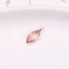 Ojo de Caballo borde de cobre cristal vidrio colgante accesorios para joyería diy conexión de doble colgante pendientes horquilla materiales de producción