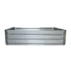Cama de Plantación de Hierro Galvanizado, Macetero Metálico Rectangular para Patio Exterior, Caja de Plantación para Verduras y Flores, Cama de Flores para Jardinería