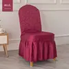 Novas capas de cadeira de hotel espessadas, capas de cadeira de jantar para casa, capas de cadeira curvas, capas de banqueta universais e especializadas