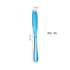 Cuchillo para mantequilla de acero inoxidable 430 transfronterizo con agujero, Esparcidor de pan, mermelada, queso, Cuchillo para crema en stock