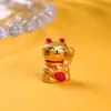Gato de la Suerte Mini Adornos de Resina Micro Paisaje Accesorios de Jardinería Adornos para Coche Accesorios Bolsas Ciegas de Animales